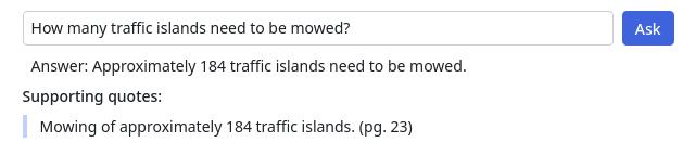 Question and answer screenshot